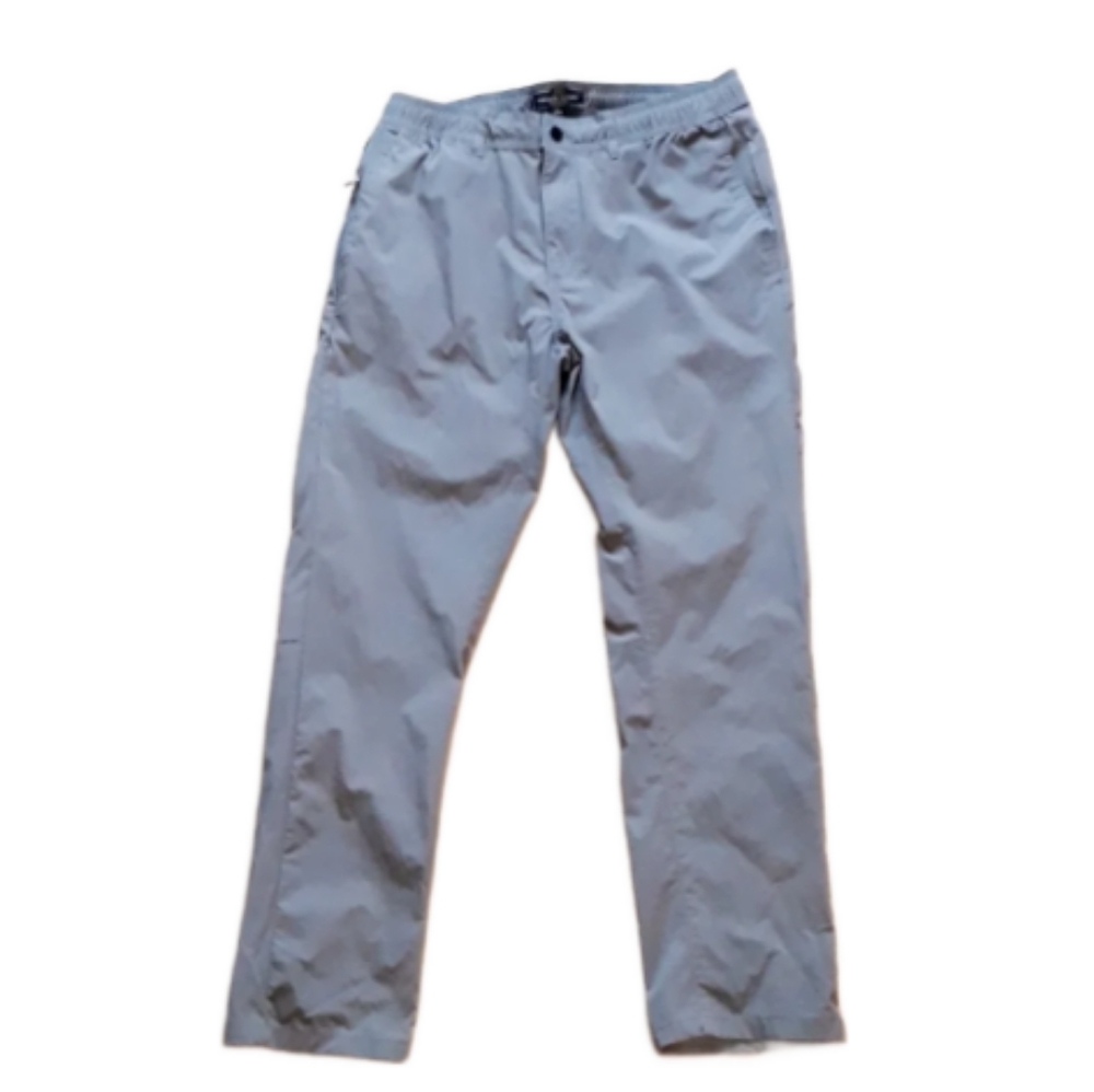 Nickel & Iron Nylon Hiking Pants / Mens Large Gray Straight Leg Pants 30" x 28"